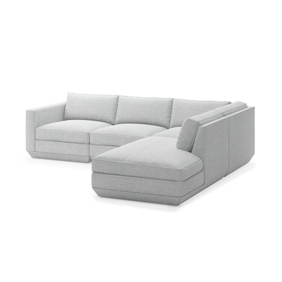 product image for podium modular 4 piece lounge sectional a by gus modern 18 90
