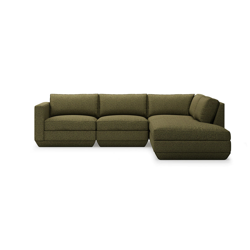media image for podium modular 4 piece lounge sectional a by gus modern 25 277