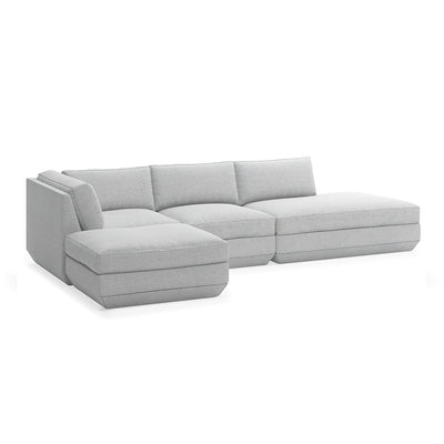 product image for podium modular 4 piece lounge sectional b by gus modern 2 91