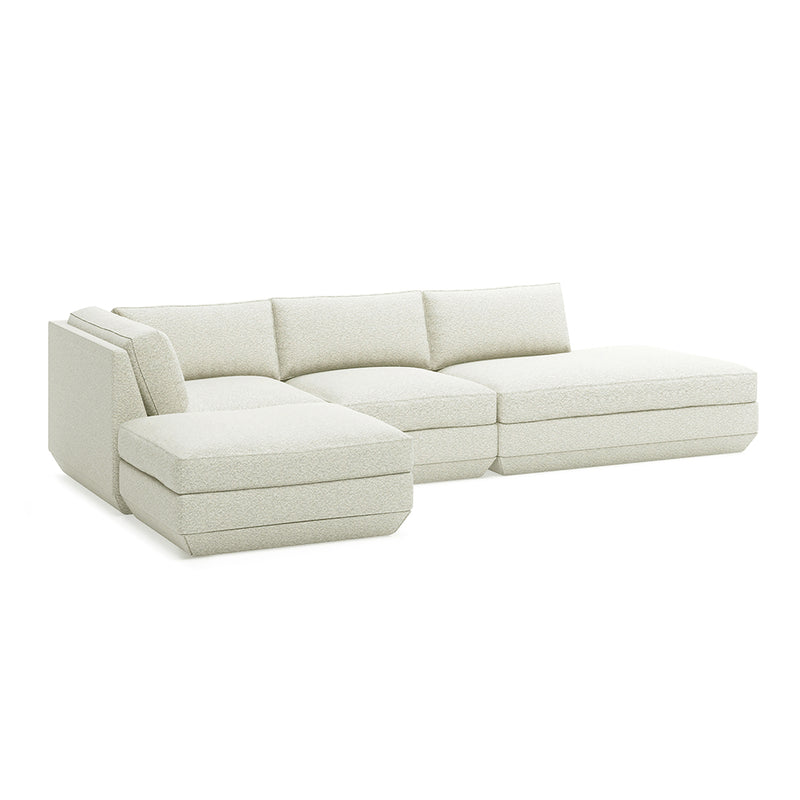 media image for podium modular 4 piece lounge sectional b by gus modern 6 252