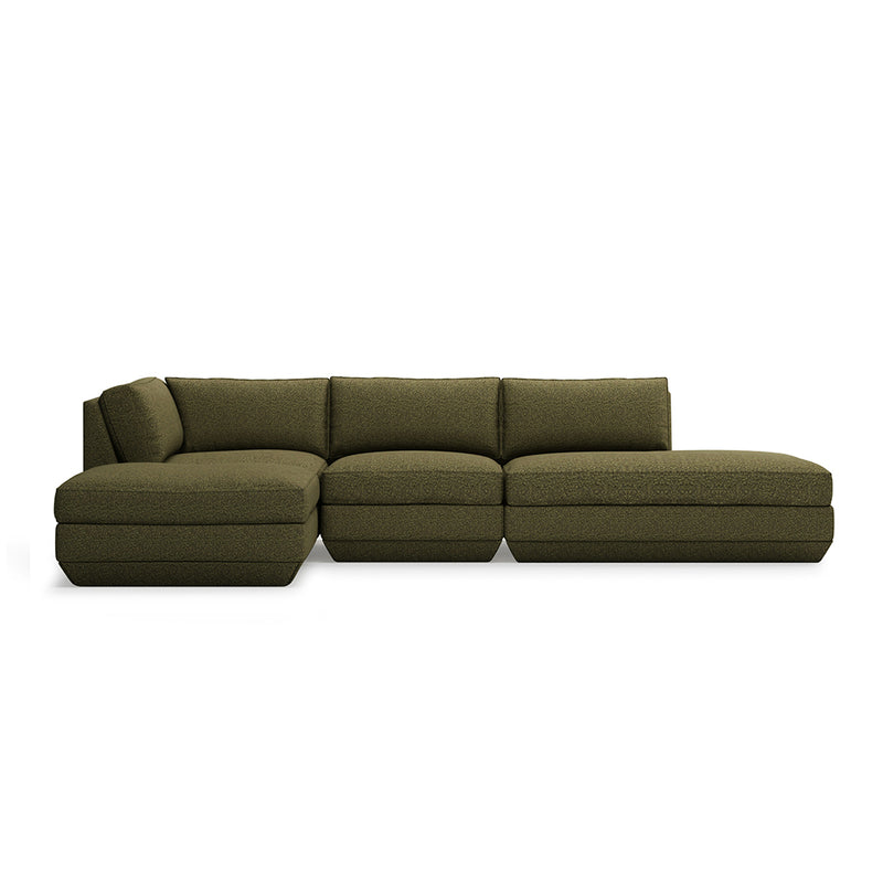 media image for podium modular 4 piece lounge sectional b by gus modern 9 232