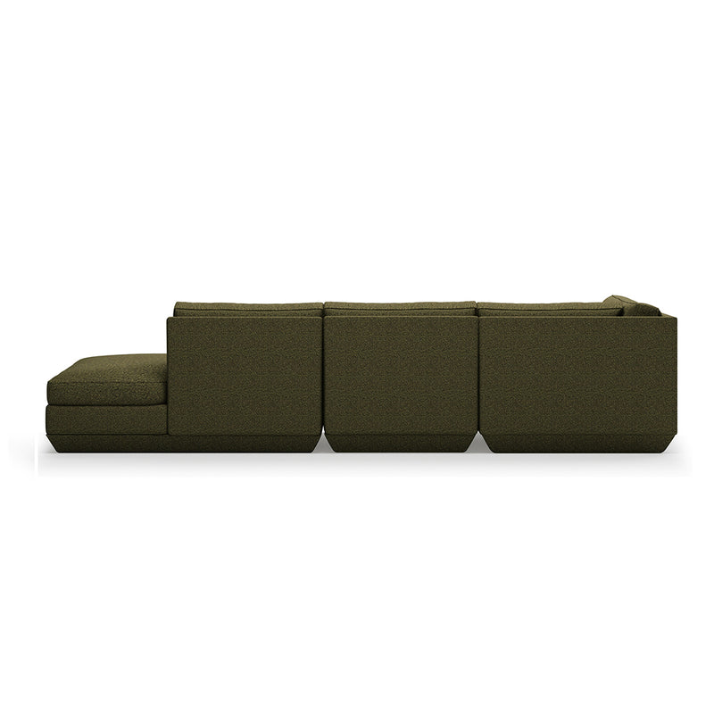 media image for podium modular 4 piece lounge sectional b by gus modern 12 298