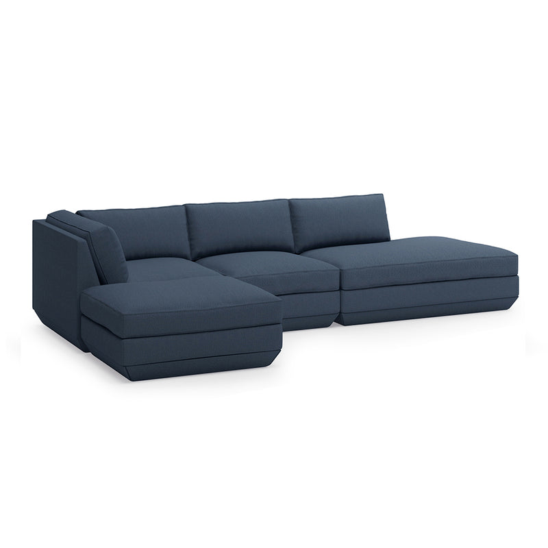 media image for podium modular 4 piece lounge sectional b by gus modern 14 289
