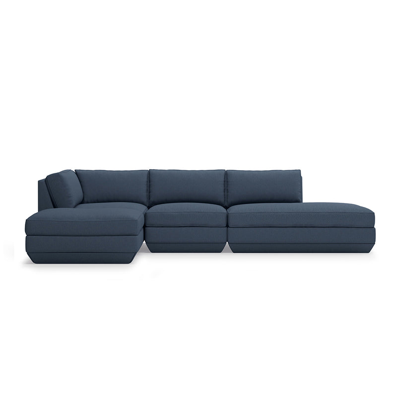 media image for podium modular 4 piece lounge sectional b by gus modern 13 229