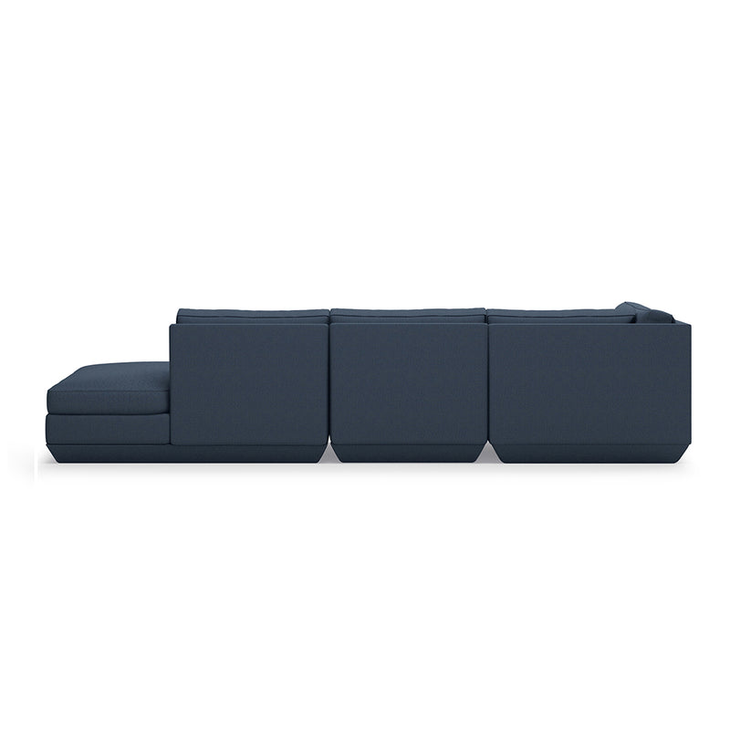 media image for podium modular 4 piece lounge sectional b by gus modern 16 291