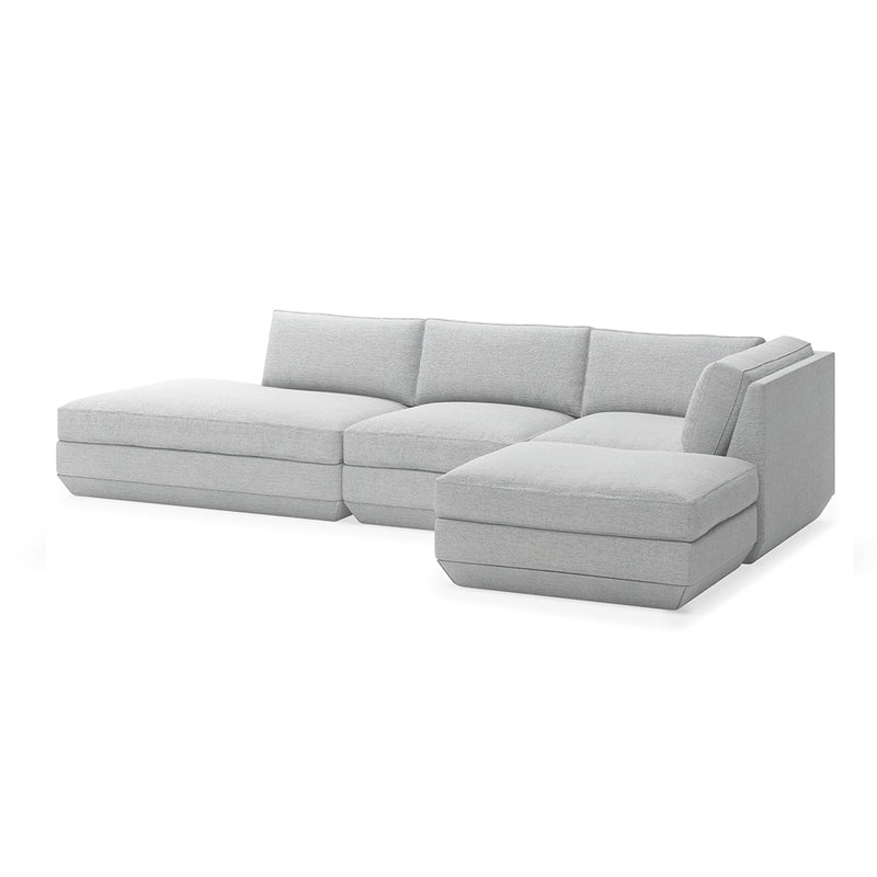 media image for podium modular 4 piece lounge sectional b by gus modern 18 28