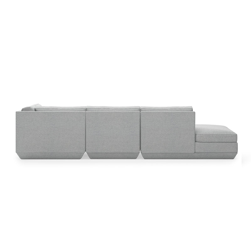 media image for podium modular 4 piece lounge sectional b by gus modern 20 20