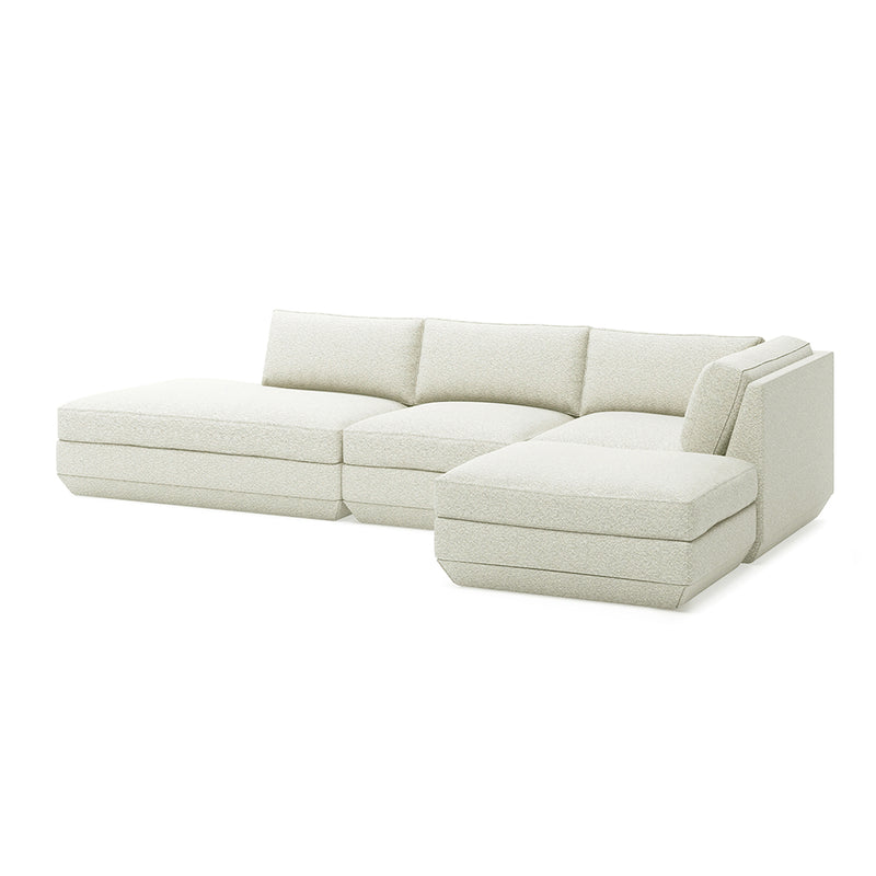 media image for podium modular 4 piece lounge sectional b by gus modern 22 27