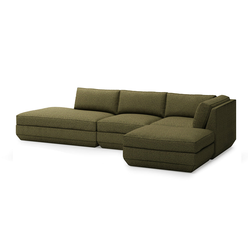 media image for podium modular 4 piece lounge sectional b by gus modern 26 285