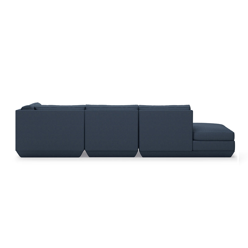 media image for podium modular 4 piece lounge sectional b by gus modern 32 28