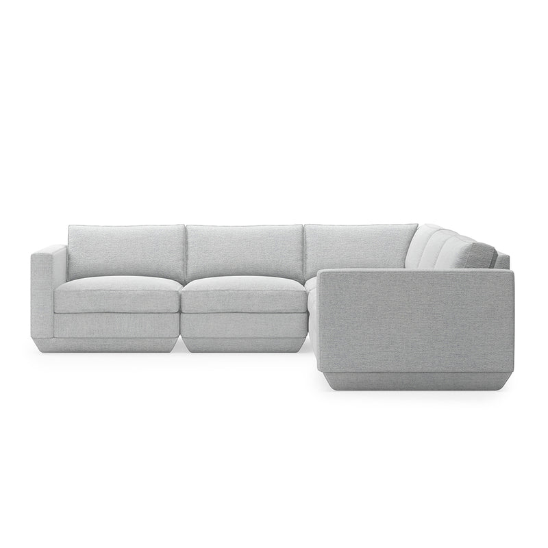 media image for podium modular 5 piece corner sectional by gus modern 1 24
