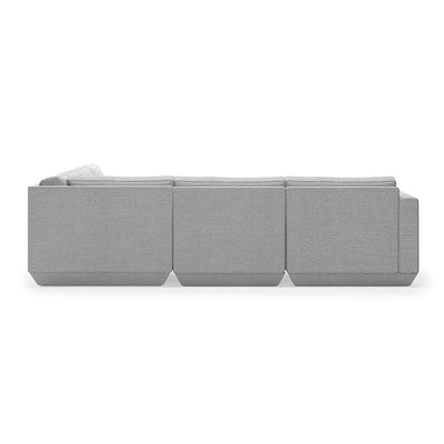 product image for podium modular 5 piece corner sectional by gus modern 4 49