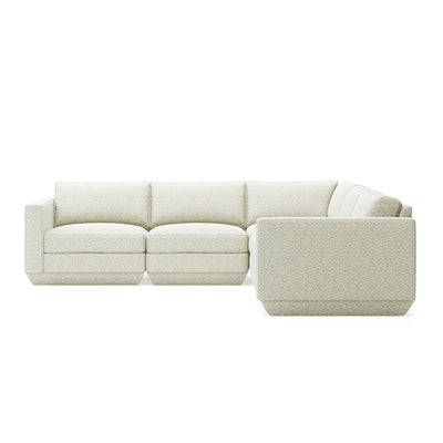 product image for podium modular 5 piece corner sectional by gus modern 5 75