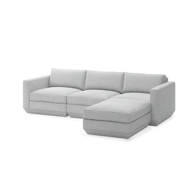 product image for podium modular 2 piece sectional by gus modern 2 53