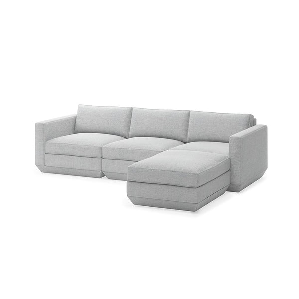 media image for podium modular 2 piece sectional by gus modern 2 25