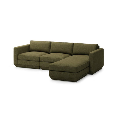 product image for podium modular 2 piece sectional by gus modern 6 91