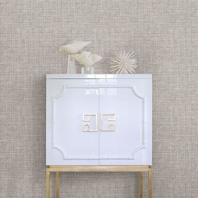 product image for Poise Linen Wallpaper in Grey from the Celadon Collection by Brewster Home Fashions 59