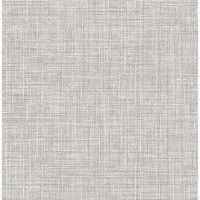 product image of sample poise linen wallpaper in grey from the celadon collection by brewster home fashions 1 515