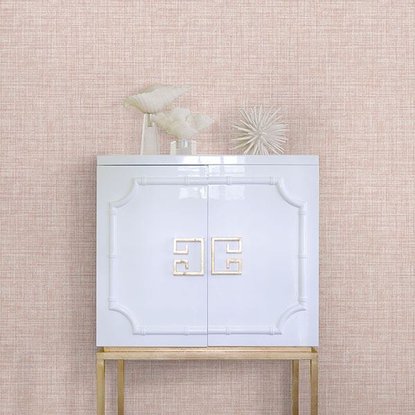media image for Poise Linen Wallpaper in Pink from the Celadon Collection by Brewster Home Fashions 252