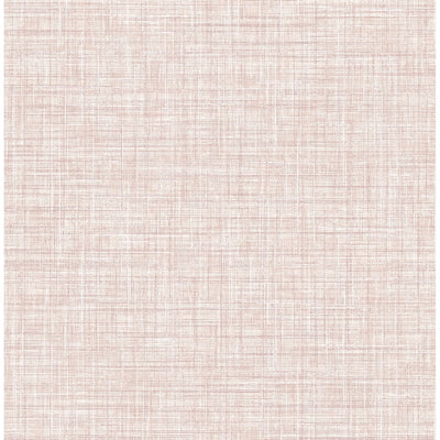 product image of Poise Linen Wallpaper in Pink from the Celadon Collection by Brewster Home Fashions 586
