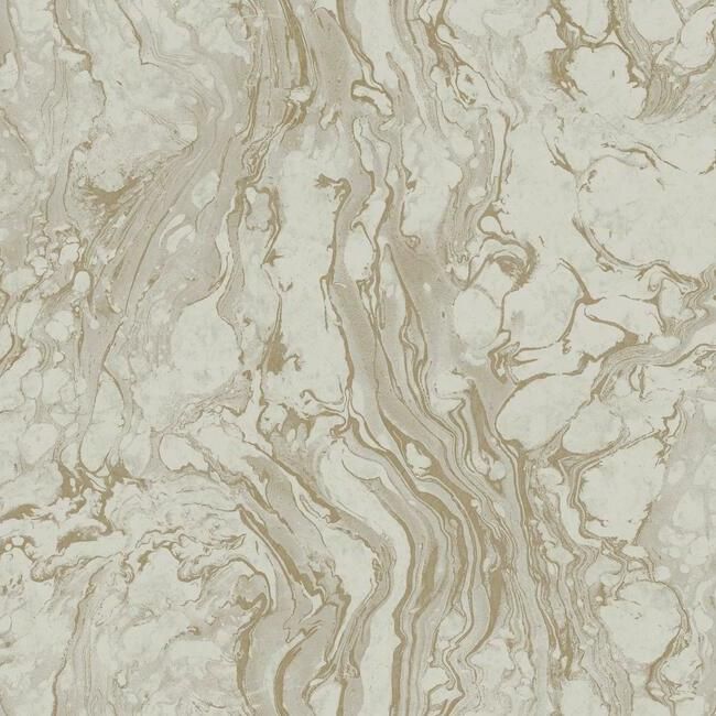 media image for sample polished marble wallpaper in taupe from the ronald redding 24 karat collection by york wallcoverings 1 235