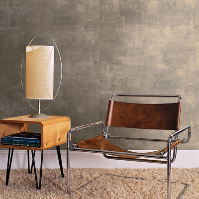 product image for Portia Distressed Texture Wallpaper in Gold from the Polished Collection by Brewster Home Fashions 67