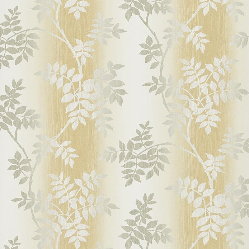 media image for Posingford Wallpaper in Yellow and Grey from the Ashdown Collection by Nina Campbell for Osborne & Little 236