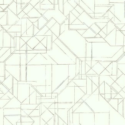 product image for Prism Schematics Peel & Stick Wallpaper in Glint and Grey by York Wallcoverings 46