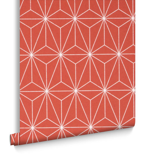 media image for Prism Wallpaper in Coral from the Exclusives Collection by Graham & Brown 285