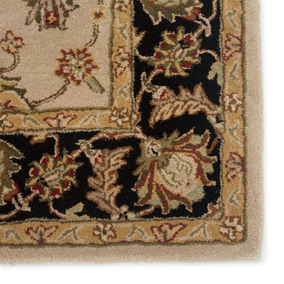 product image for my02 selene handmade floral beige black area rug design by jaipur 3 76