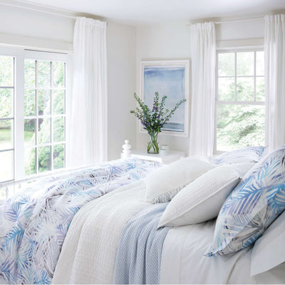 product image for lana voile white quilt by annie selke pc2190 fq 2 35