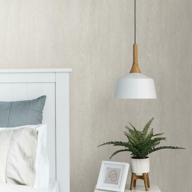 media image for Quarter Sawn Wood Wallpaper in Beige from the Simply Farmhouse Collection by York Wallcoverings 29