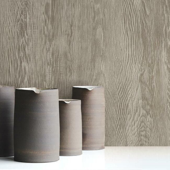 media image for Quarter Sawn Wood Wallpaper in Brown from the Simply Farmhouse Collection by York Wallcoverings 217