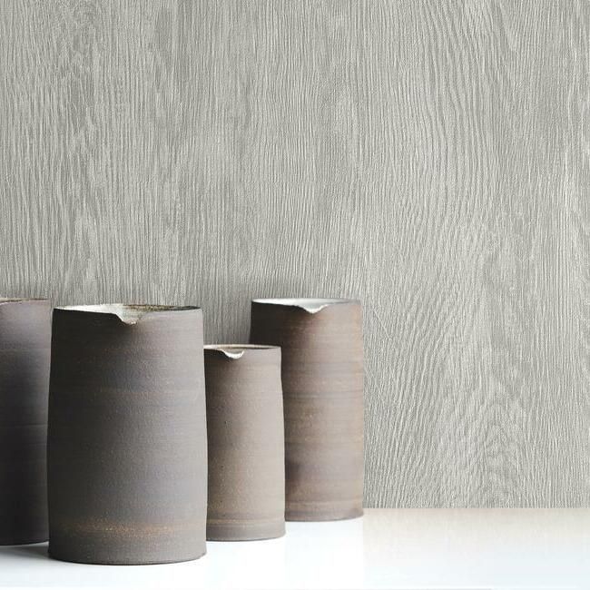 media image for Quarter Sawn Wood Wallpaper in Grey from the Simply Farmhouse Collection by York Wallcoverings 286