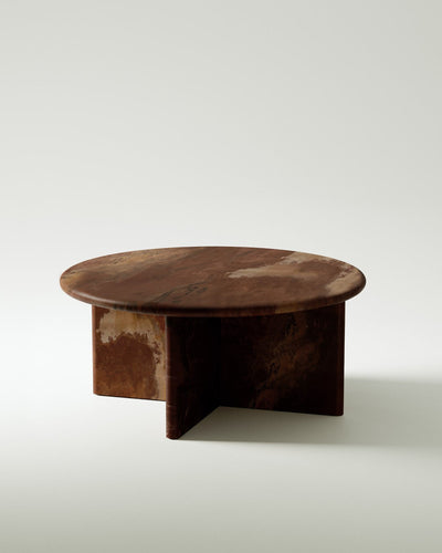 product image for plinth small circular marble coffee table csl3312 slm 6 6