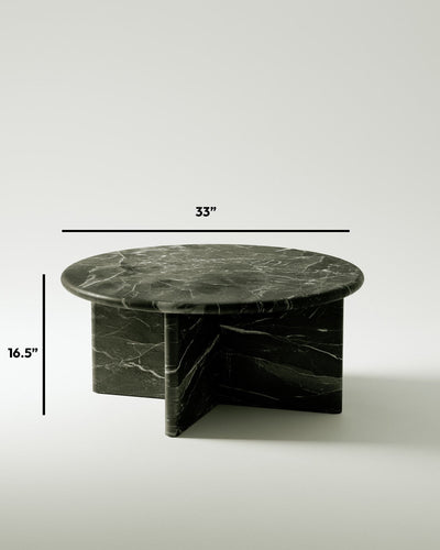 product image for plinth large circular marble coffee table csl3315 slm 17 31