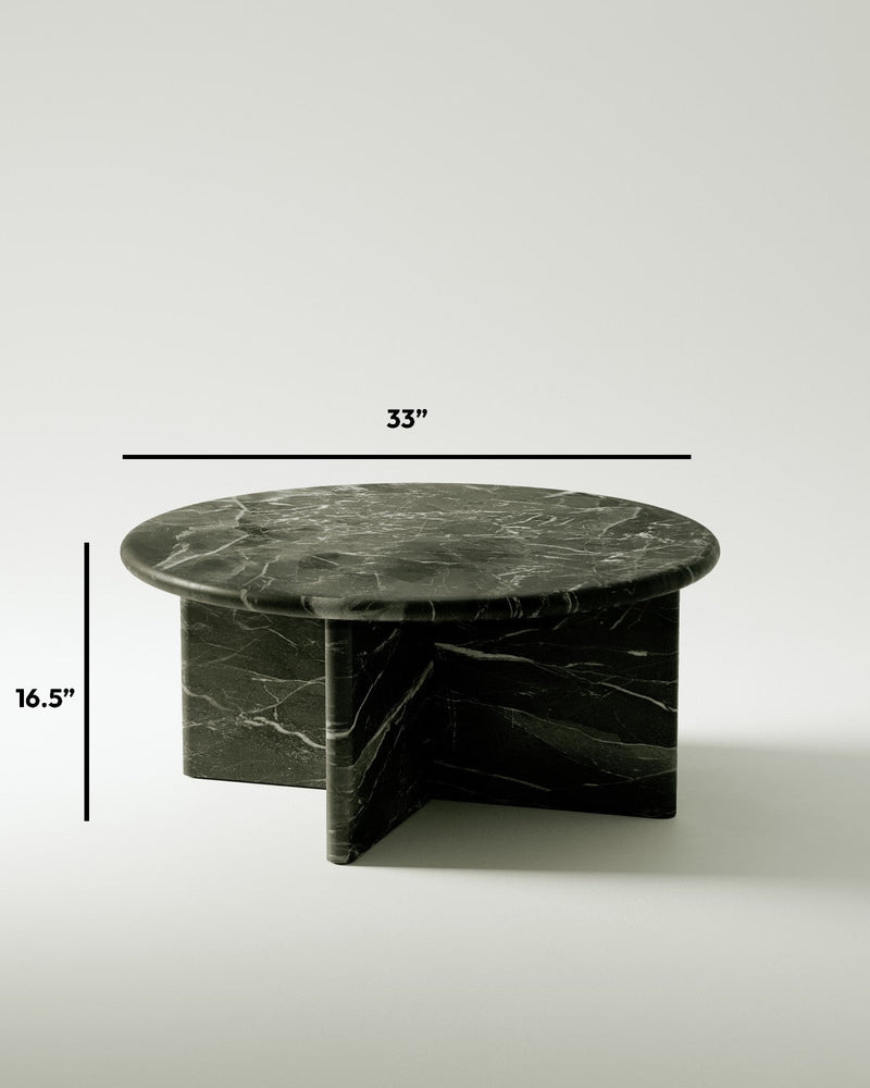 media image for plinth large circular marble coffee table csl3315 slm 17 213