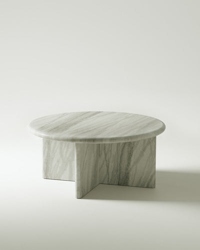 product image for plinth small circular marble coffee table csl3312 slm 2 2