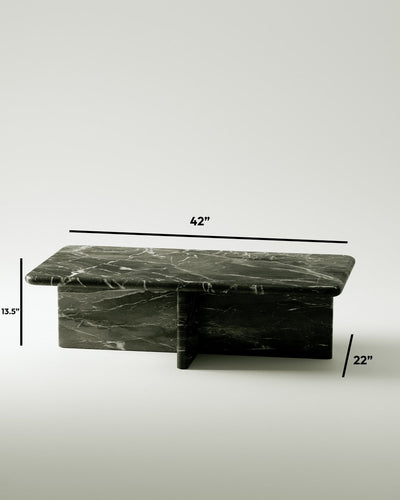 product image for plinth small rectangular marble coffee table csl4212s slm 17 36