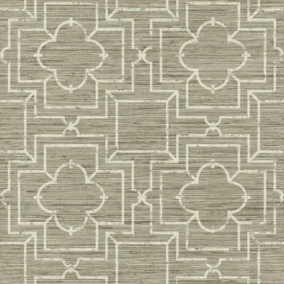 product image for Quatrefoil Trellis Peel & Stick Wallpaper in Neutral by York Wallcoverings 94