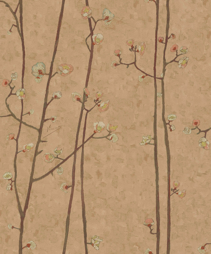 media image for Plum Branches Brown Wallpaper by Walls Republic 218