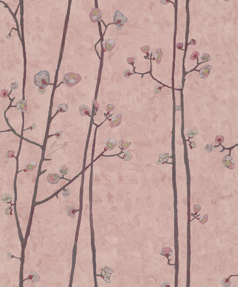 media image for Plum Branches Blush Pink Wallpaper by Walls Republic 262