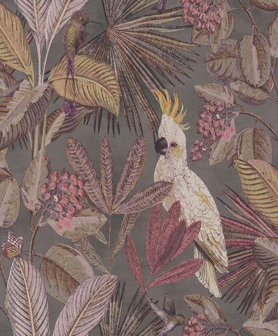 product image of Tropical Paradise Dark Grey Wallpaper by Walls Republic 529