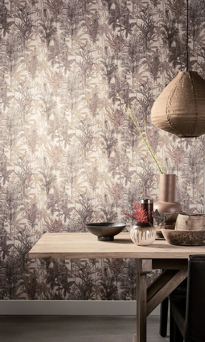 product image for Hidden in the Jungle Pink and Yellow Wallpaper by Walls Republic 70