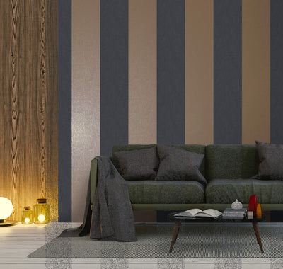 product image for Aztec Stripe Navy Wallpaper by Walls Republic 60