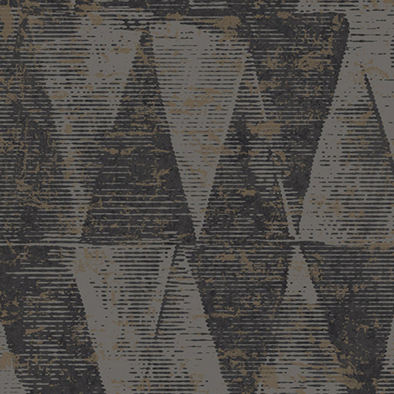 media image for Stamped Triangles Dark Warm Grey Wallpaper by Walls Republic 229