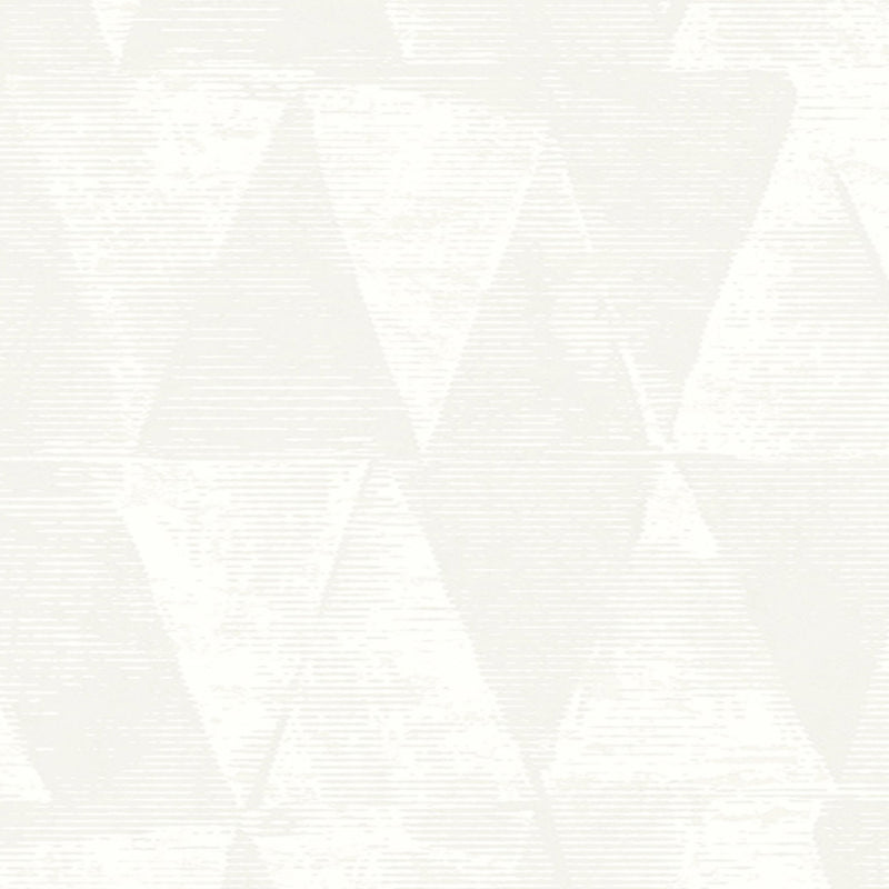 media image for Stamped Triangles White Wallpaper by Walls Republic 272