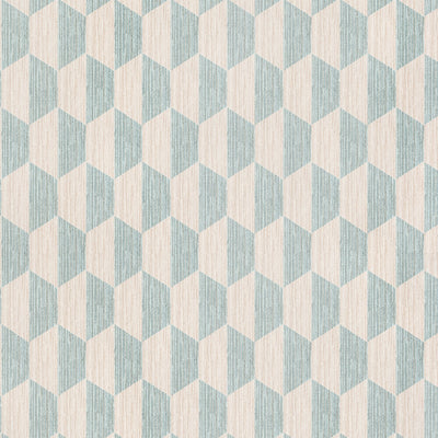 product image of Woven Hexagons Cream and Blue Wallpaper by Walls Republic 560