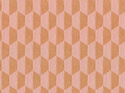 product image of Woven Hexagons Pink and Orange Wallpaper by Walls Republic 546