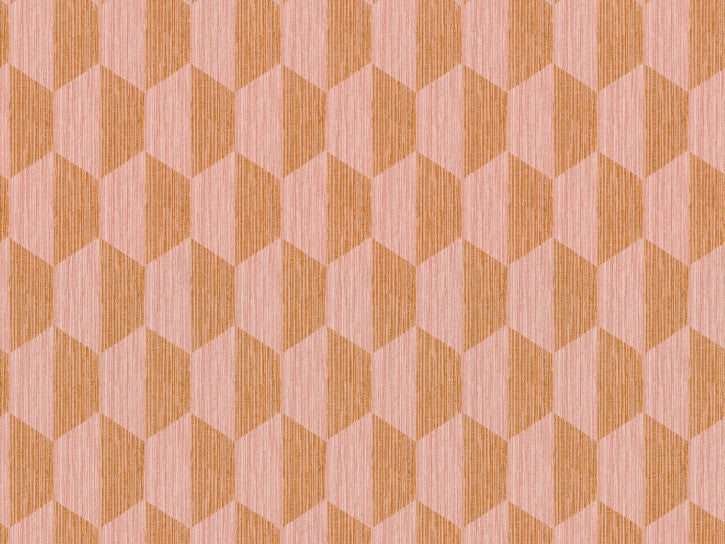 media image for Woven Hexagons Pink and Orange Wallpaper by Walls Republic 231
